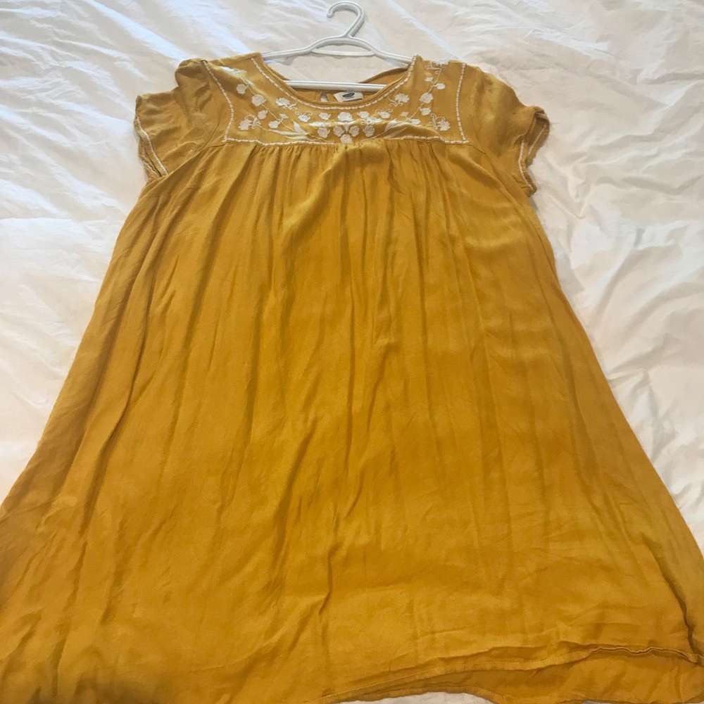 Yellow old navy dress